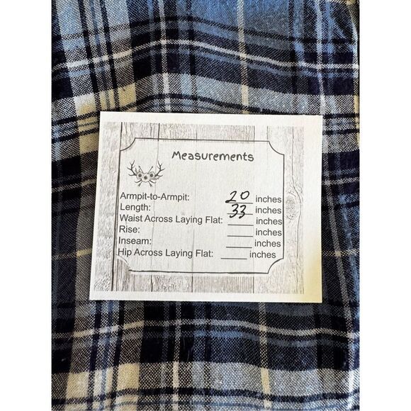 Sundance Flannel Button Up Shirt Long Sleeve Blue Plaid Flap Pockets Sz S #2375 - Picture 11 of 13